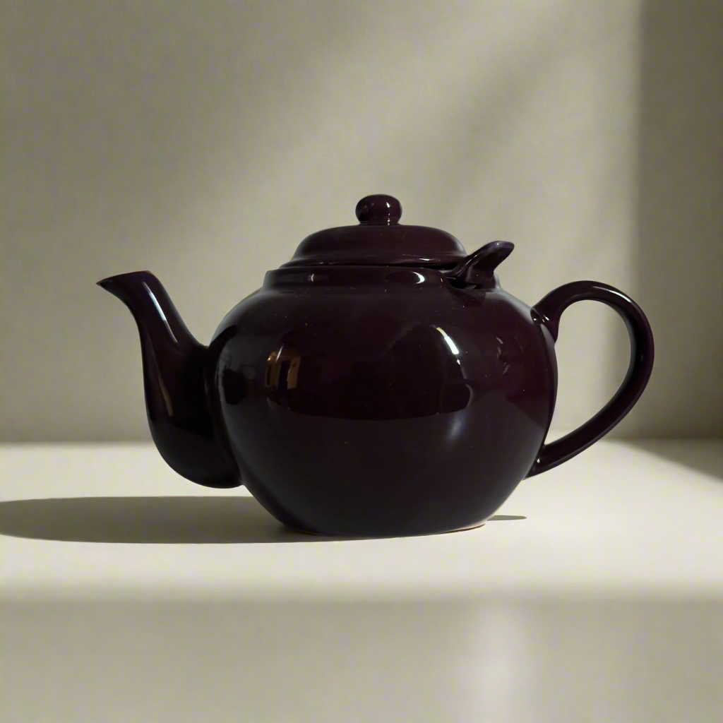 Plum Teapot with Infuser - Grow Tea Company